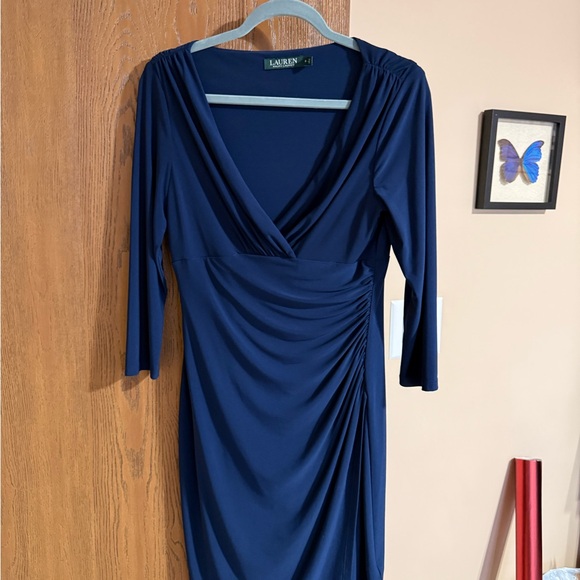 Ralph Lauren Deep Blue Midi Dress - Picture 2 of 8